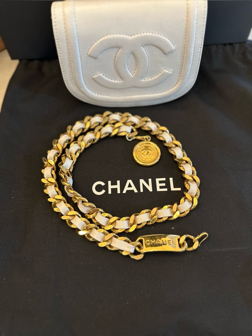100% authentic Chanel belt, belt only - Picture 5 of 12